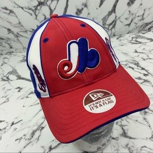 Men's New Era Cap Blue | Red | White Montreal Expos Fitted Cap